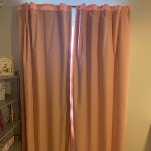 2 Pillowfort Twill 84” Blackout Curtains